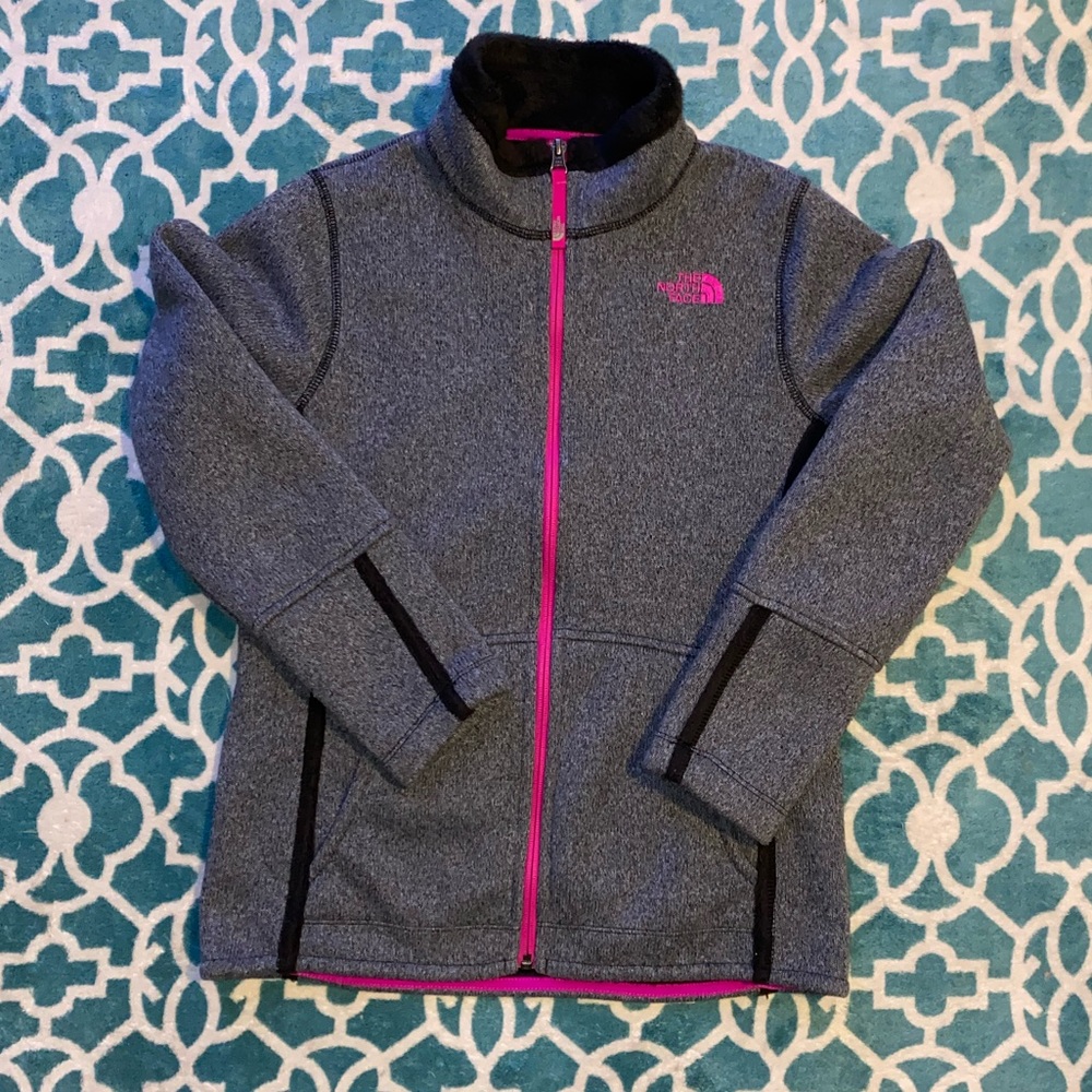 North Face zip up jacket